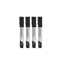 得力（deli） SK520 直液式白板笔 137mm 8支/盒 (单位: 盒)黑色