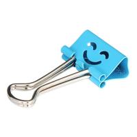 得力（deli） No.8487 长尾票夹 19mm(3/4”) 彩色  40只/筒 (单位:筒)