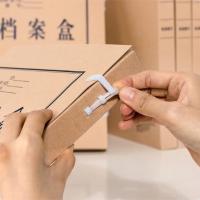 得力（deli） 5610 无酸纸牛皮纸档案盒 A4/30mm  10个/包 （单位：包）