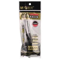 晨光（M&G） AGPA5201 经典商务中性台笔 0.5mm 子弹头 （单位：支) 碳素黑