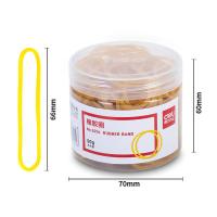 得力（deli） 3214 橡胶圈 50G 本色   (单位:筒)