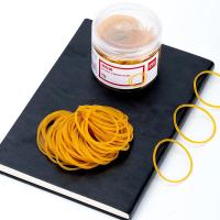 得力（deli） 3214 橡胶圈 50G 本色   (单位:筒)