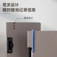 得力（deli） 64512 折页板夹文件夹 A4 （单位：个） 浅灰