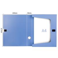 得力（deli） 5623 塑料档案盒 A4 50mm(单位：个) 蓝色