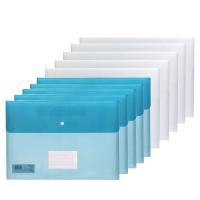 得力（deli） 5506 双面彩色文件袋 A4 10只装/盒 (单位: 盒)颜色随机