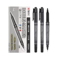 晨光（M&G） MG2130 双头细杆记号笔 12支/盒(单位：盒) 黑色