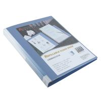 齐心（COMIX）NF407A-S 活页资料册 A4 40袋 （单位：个） 蓝 新老包装随机发货