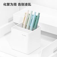 得力（deli） 纽赛NS011 笔筒 84*84*86mm（单位：套）乳白色