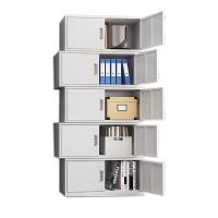 中伟（ZHONGWEI） 3122-wjg 办公文件柜铁皮柜钢制资料档案柜 加厚0.7mm   850*360*2000mm (单位: 个)白色 分五节柜