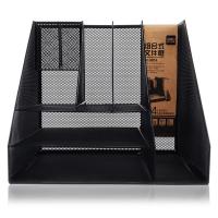 得力（deli） 9832 组合式文件框 31*29*29cm（单位：个）黑色