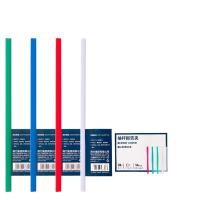 得力（deli） 5855AS 抽杆报告夹 10只装 A4/14mm (单位: 包)颜色随机