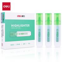 得力（deli） S625 彩色荧光笔 10支/盒 （单位:盒） 绿色