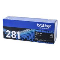 兄弟（brother） TN-281BK 墨粉盒 2500页 适用机型：兄弟 HL3150CDN/HL3170CDW/DCP9020CDN/MFC9140CDN/MFC9340CDW (单位：支 )黑色