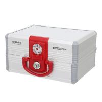 金隆兴 B8066 印章箱 公章收纳盒印章盒 201x105x162mm 六格 （单位：个） 银色