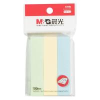 晨光（M&G） YS-12 优事贴三分条自粘便条纸 76*17mm*3  (单位：包 )黄色、绿色、蓝色