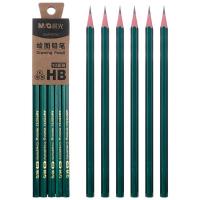 晨光（M&G） AWP357X3 绿色笔杆六角铅笔 HB  10支/盒  （单位：盒） 黑色