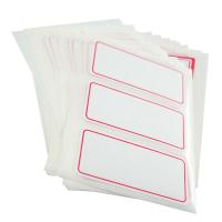 晨光（M&G） YT-03 标签贴纸 34*73mm 3枚/张 10张/包 （单位:包） 红色