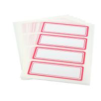 晨光（M&G） YT-03 标签贴纸 34*73mm 3枚/张 10张/包 （单位:包） 红色