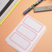 晨光（M&G） YT-03 标签贴纸 34*73mm 3枚/张 10张/包 （单位:包） 红色