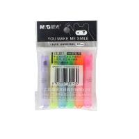 晨光（M&G） AHM22504 忍者系列单头6色荧光笔 单头  （单位：套） 混色