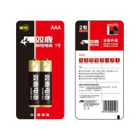 双鹿 碱性7号2粒小卡 电池 2粒/卡（单位：卡）