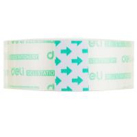 得力（deli） 30064 文具胶带 18MM*20Y 高透明色 8卷/筒 新旧包装随机发货 (单位:筒)