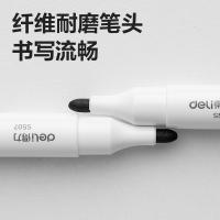 得力（deli） S507 白板笔 粗头 黑色 10支/盒 (单位:盒)