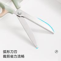 得力（deli） NS055 剪刀 180mm（单位：把）绿色