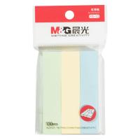 晨光（M&G） YS-12 3色便利贴 粘性标签贴三分条 76*17mm 100页/本(单位：本)
