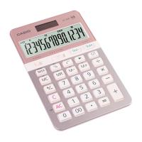 卡西欧（CASIO） JS-40B 计算器 14位显示 双电源 （单位:个） 樱花粉色