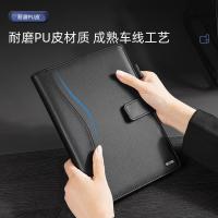 得力（deli） 3164 商务皮面记事本 25K100张 黑色（单位：本）