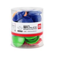 得力（deli） 8726 磁钉Ф40mm 24粒/筒（单位：筒）混色