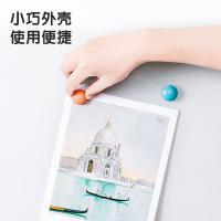 得力（deli） 7813 强磁磁钉25*13mm 4粒/卡（单位：卡）混色