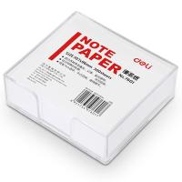 得力（deli） 7601  便签纸 107*96mm 300张/盒 (附盒) (单位:盒)白色