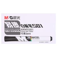 晨光（M&G） S01 AWMY2201 单头易擦白板笔 145mm 10支/盒（单位：盒）黑色
