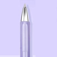 纽赛（NUSIGN） NS562 按动中性笔 0.5mm 12支/盒 (单位: 盒)黑色 （藤紫色、抹台绿、清露粉、砂金色）笔杆颜色随机
