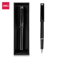 得力（deli） S668EF 钢笔 PC材质 163mm 单支装（单位：支）黑色