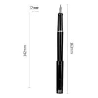 得力（deli） S668EF 钢笔 PC材质 163mm 单支装（单位：支）黑色