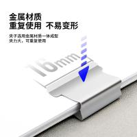 得力（deli） 8592 推夹器补充夹 16mm(单位：卡) 银色