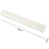 得力（deli） 3850 装订铆管 直径4.8*300mm 100根/盒(单位：盒) 白色