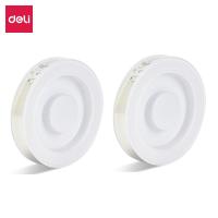 得力（deli） 33625 纳米双面胶带 15mm*3m*1mm  透明色 2卷/盒 (单位:盒)