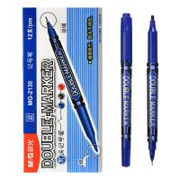 晨光（M&G） MG2130 记号笔 12支/盒 （单位:盒） 蓝色