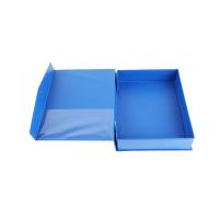 齐心（COMIX）A1296 办公必备磁扣式PVC档案盒 A4 35mm 蓝色 （单位：个） 新老包装随机发货