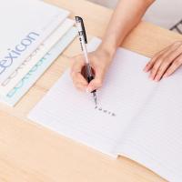 得力（deli） 7987 办公胶装本 B5(179*252)mm 38张/本 12本装/套 (单位: 套)蓝 灰 黄 绿四色随机发 新老包装随机发