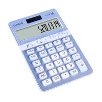 卡西欧（CASIO） JS-40B 计算器 14位显示 双电源 （单位:个） 粉蓝色彩