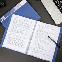 得力（deli） 5004 资料册 A4 40页(单位：个) 蓝色