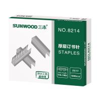三木（SUNWOOD） 8214 厚层订书针 23/17 140张1000枚/盒(单位：盒)