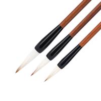 得力（deli） 36006 毛笔套装 240mm(大)、235mm(中)、225mm(小) 浅棕色 3支/袋 (单位:袋)