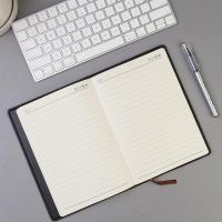 晨光（M&G） APYD1K78 普惠型皮面记事本 18K 182*259mm 120页/本 （单位：本）黑棕拼接