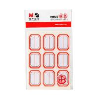 晨光（M&G）YT-11 自粘性标签 9枚/张 10张/包（单位：包）红色